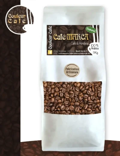 Café Marca Grains, arabica, Amérique du Sud